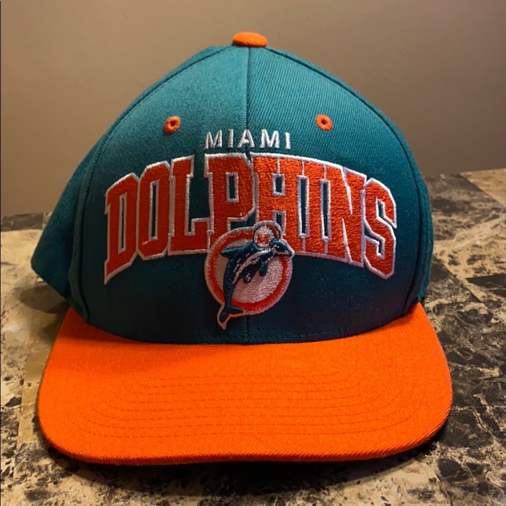 Miami Dolphins Mitchell and Ness Strap Back